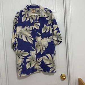 Vintage Tommy Bahama Silk Short Sleeve Shirt Size XL ( 84A)